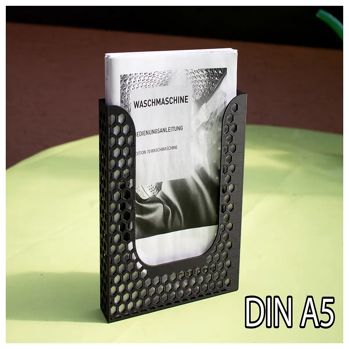 wall mounted document holder for a5 papers office desk organizer storage rack