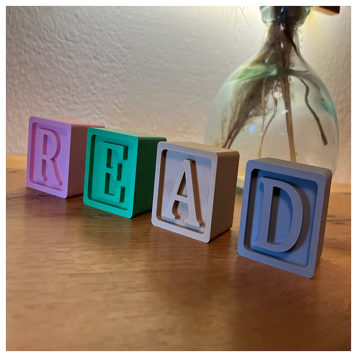 3D Letter Blocks DIY Creative Decoration Personalized Home Decor Letter Block Building Wall Decor Gift Choice