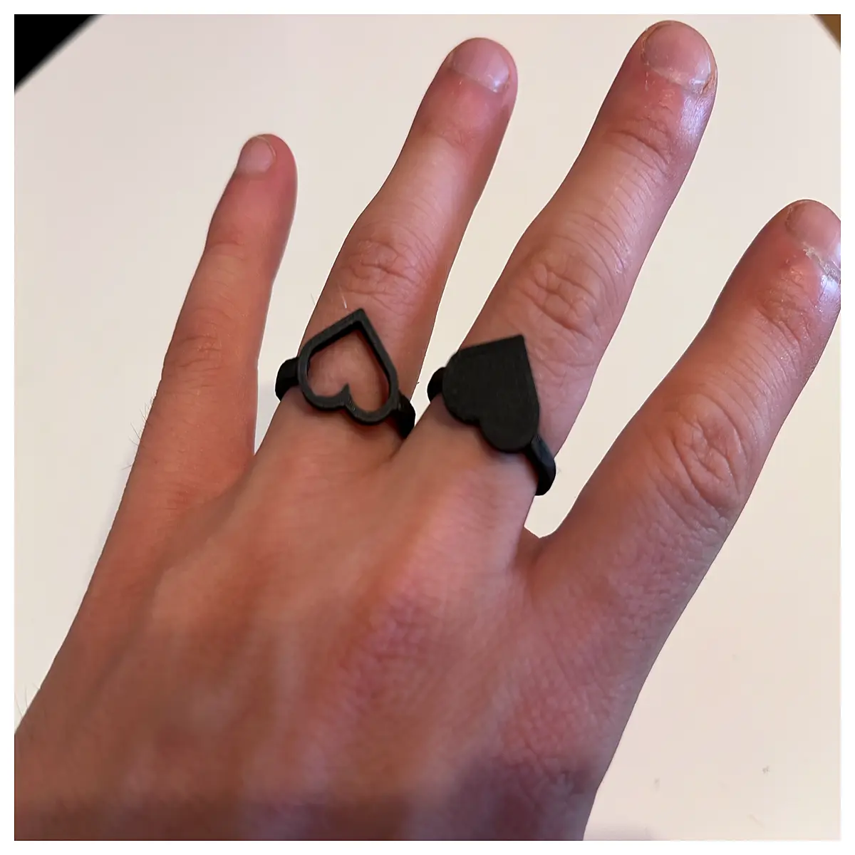 Ring Romantic Couple Anniversary Gift Shape Bracelet Love Jewelry Promise