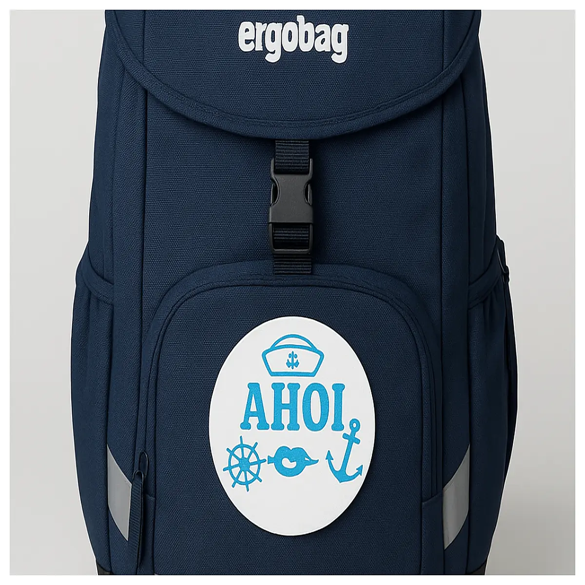 Ergobag Nautical Style Magic Tape Accessories Canvas Bag Attachments Replacement Upgrade Practical Outdoor Gear