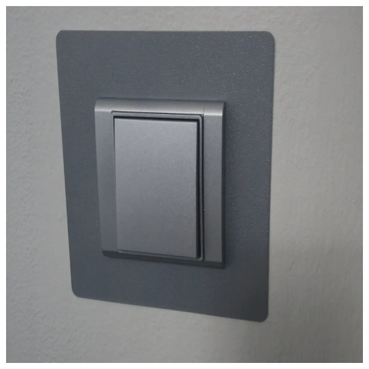 decorative switch cover plates wall outlet faceplates modern matte black smart home electrical accessories