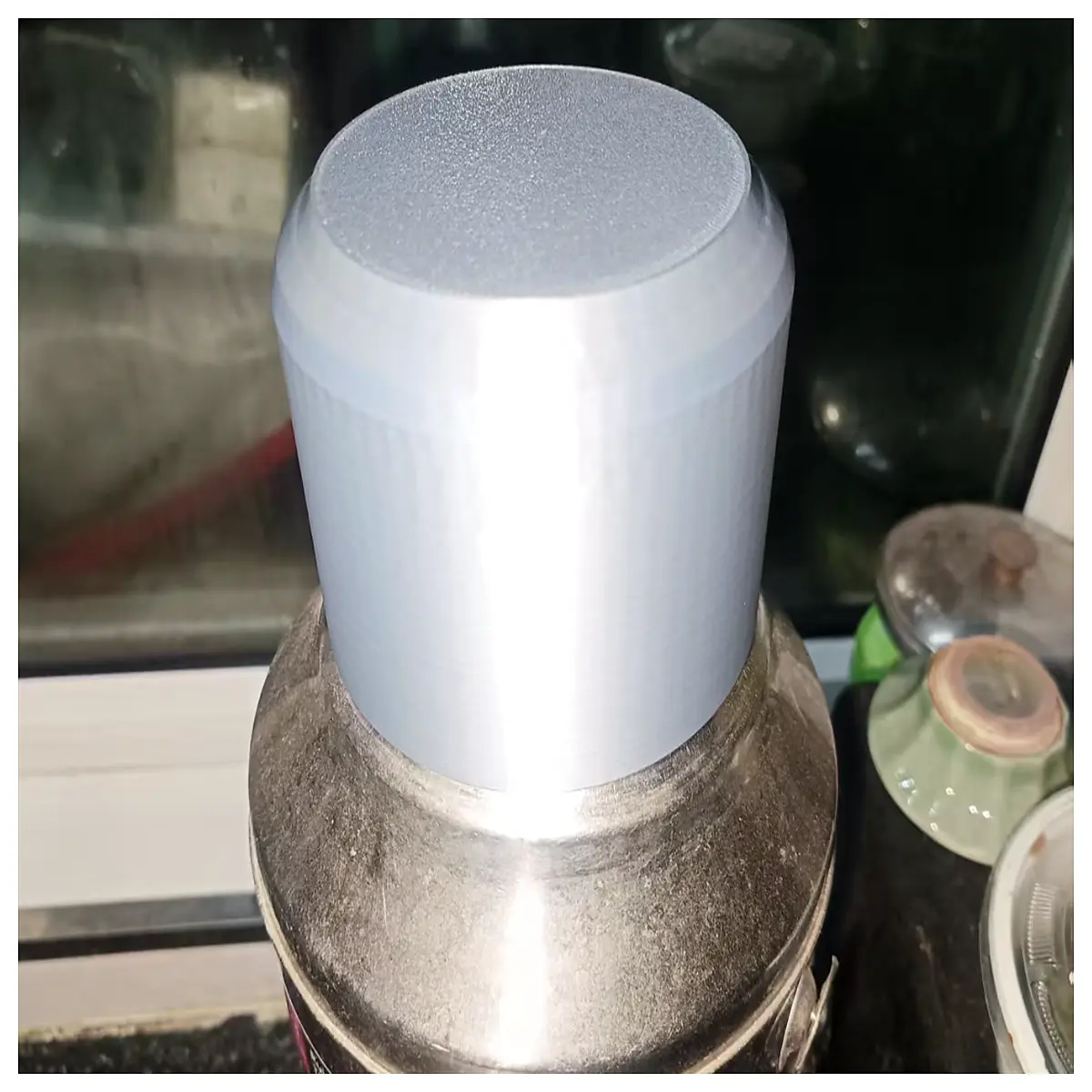 Flask Cover Silicone Seal Lid Thickened Leak Proof Outdoor Sports Accessory