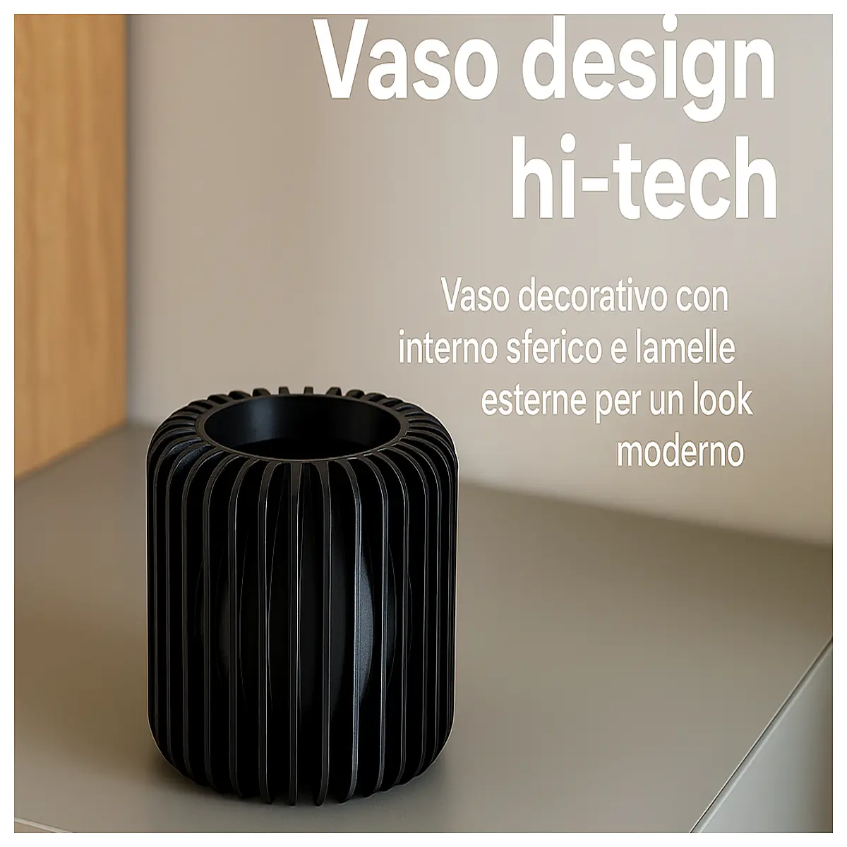 High Tech Design Vase Creative Modern Home Decor Art Piece Arrangement Gift High Tech Design Vase