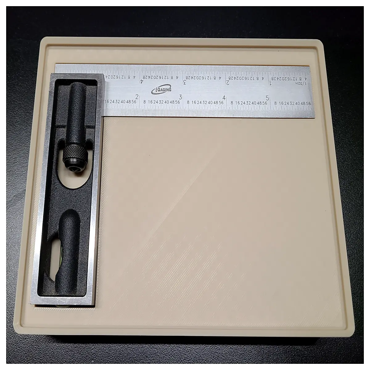 igaging dual angle square gridfinity storage box organizer for workshop tools parts bin modular