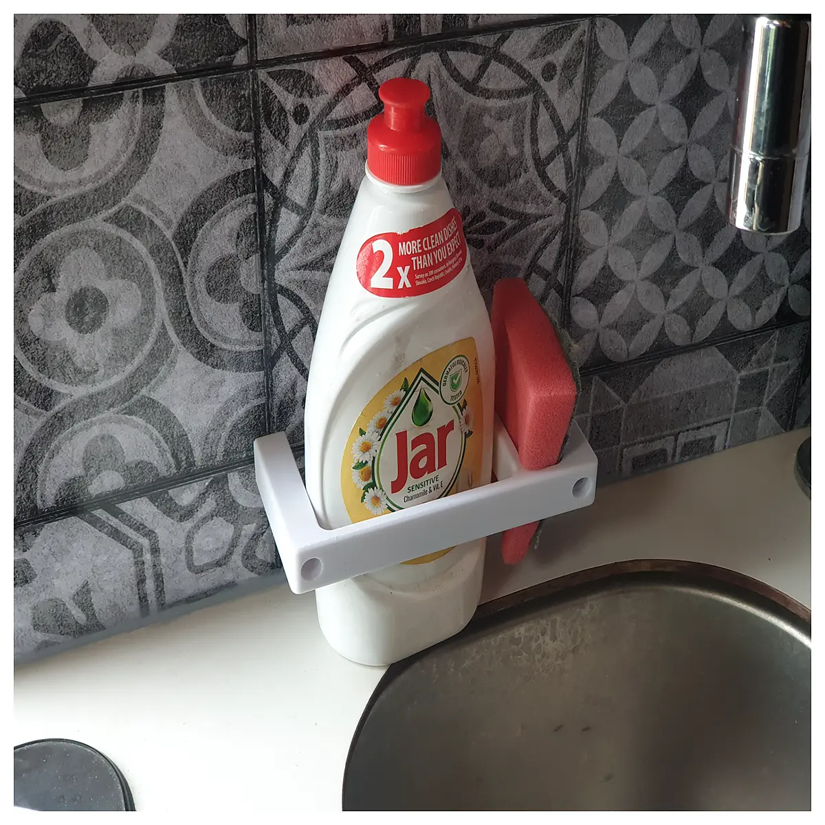 Sponge Dish Rack Drying Holder Kitchen Cleaning Accessories Support Bracket Drain Basket Accessory