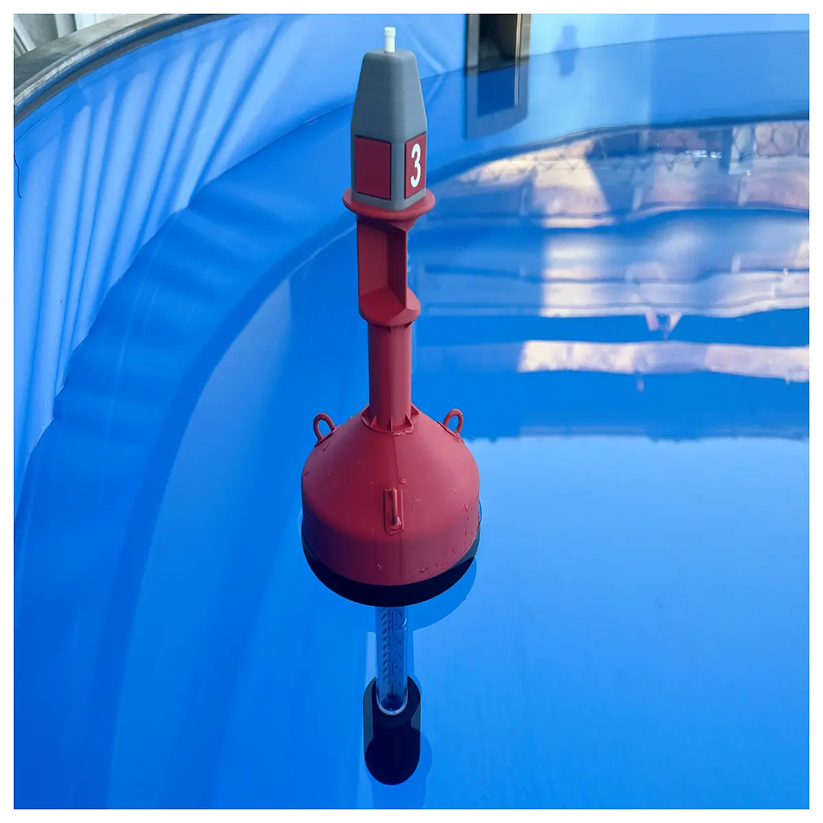 floating pool thermometer with buoy design waterproof swimming pool water temp gauge for hot tubs and spas