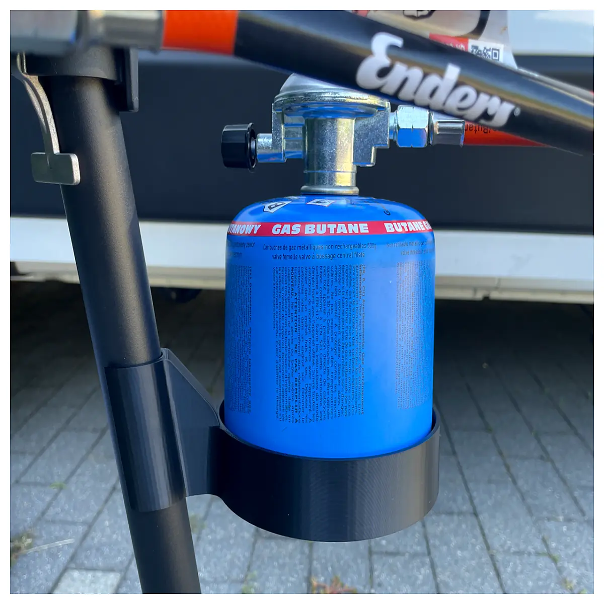 Gas Grill Support Stand Gas Cylinder Holder Outdoor BBQ Accessories Grill Stand Cylinder Secure