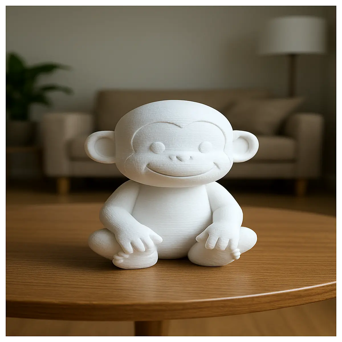happy monkey plush toy soft stuffed animal for kids birthday gift cute cartoon character doll