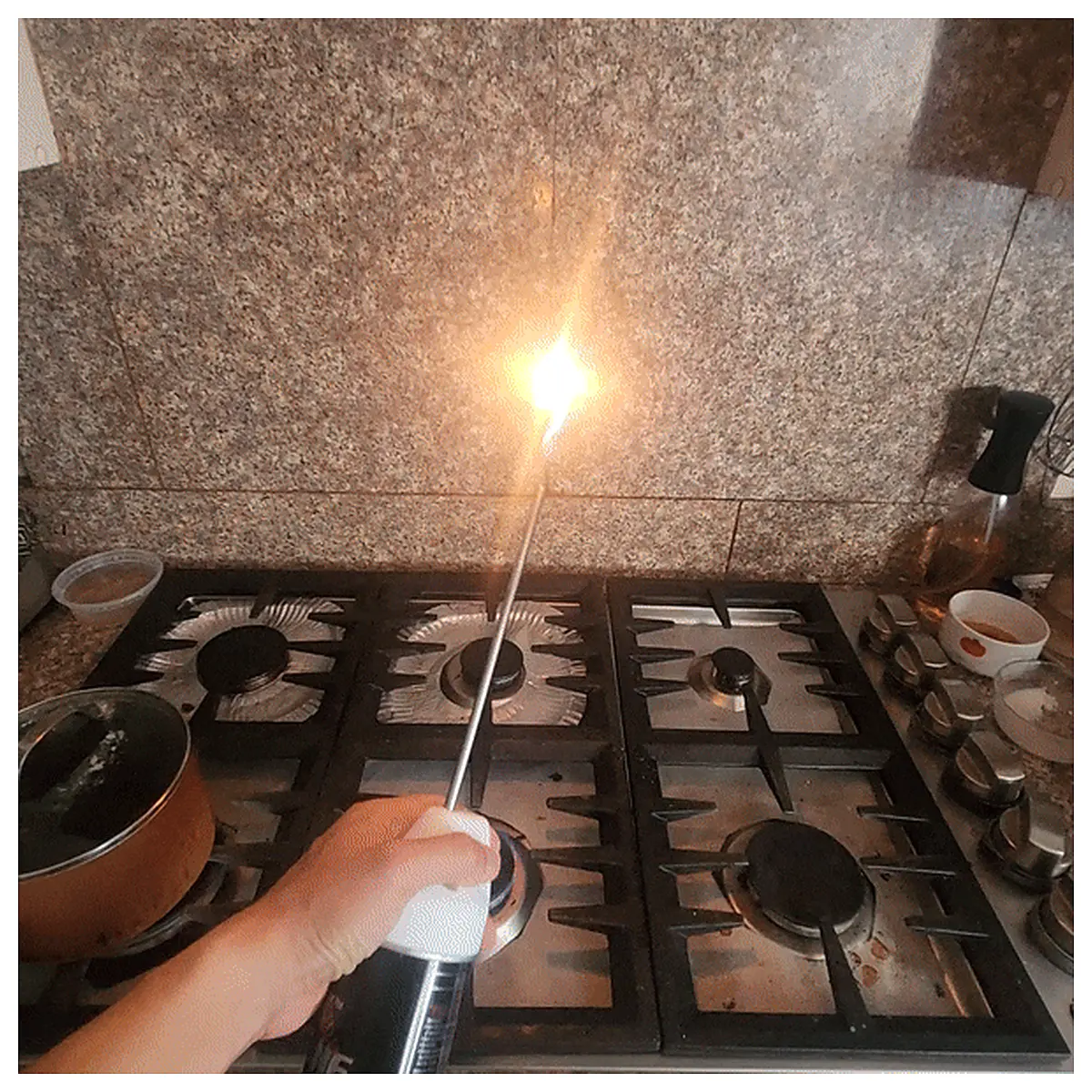 Portable Butane Gas Torch Emergency Lighting Outdoor Adventure Fuel Supply Emergency Outdoor Tool