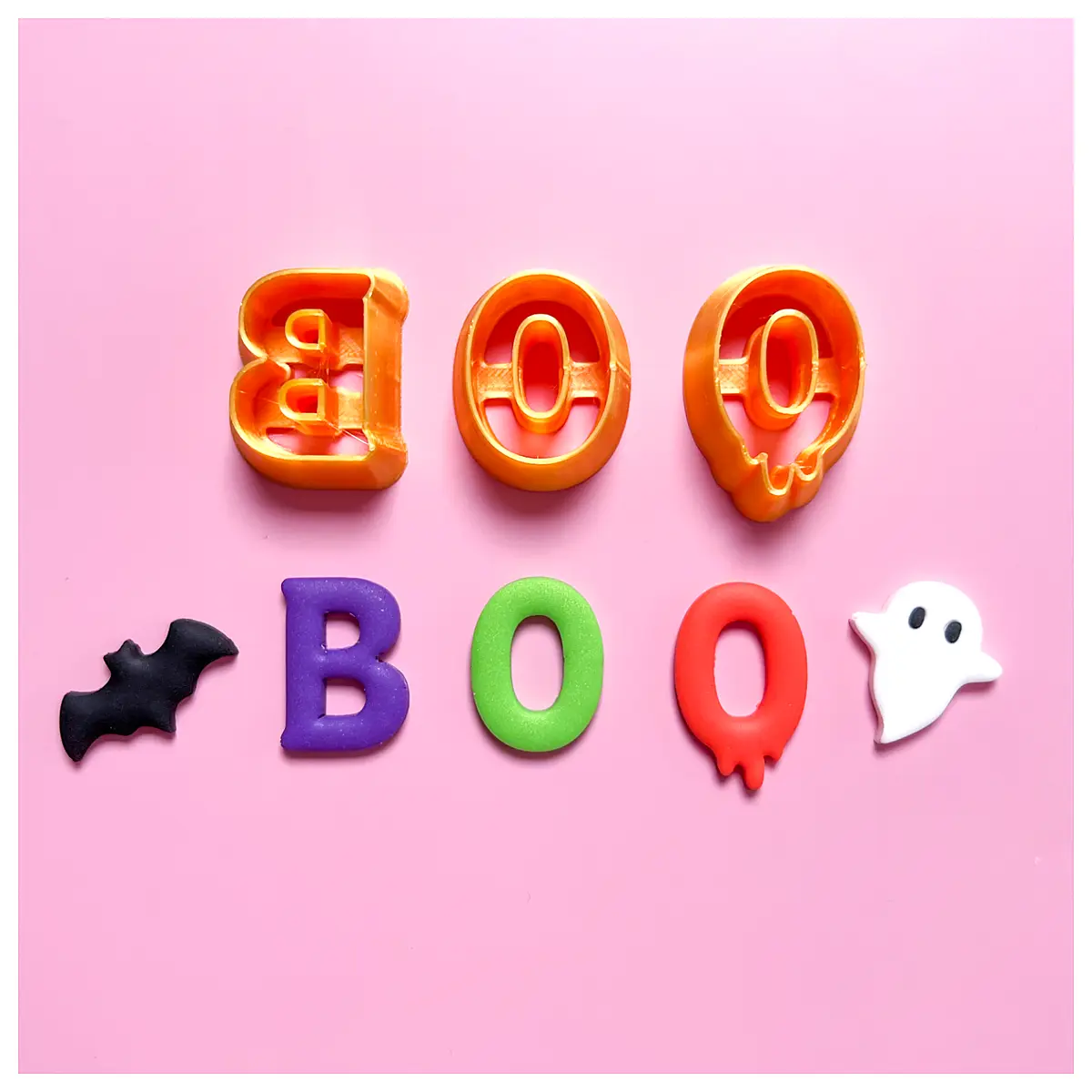 Halloween BOO Earrings Making Clay Cutter DIY Earring Halloween Decoration Accessories