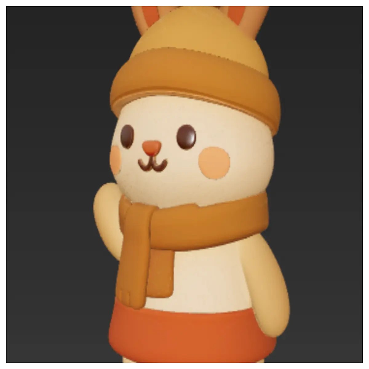 Plush Rabbit Toy Adorable Zai Zai Softie Kids Birthday Gift Rabbit Ear Plush Cute Collectible Figure