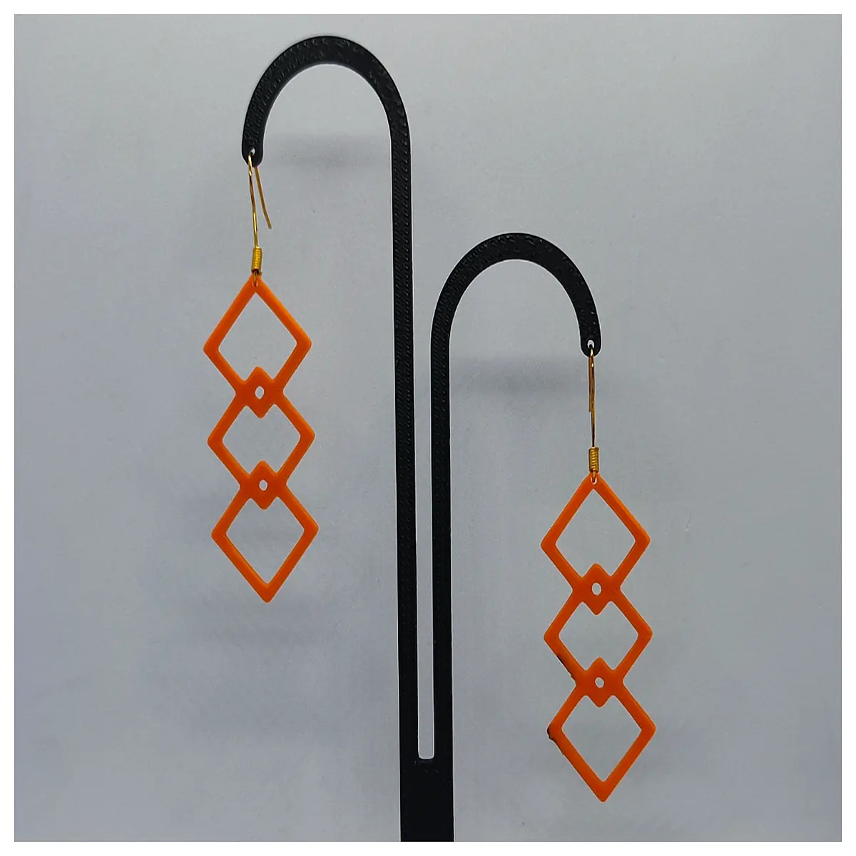 Orange Rhythm Earrings Women s Dance Accessories Stage Performance Dance Costume Accessories Sport Earrings Orange Earring