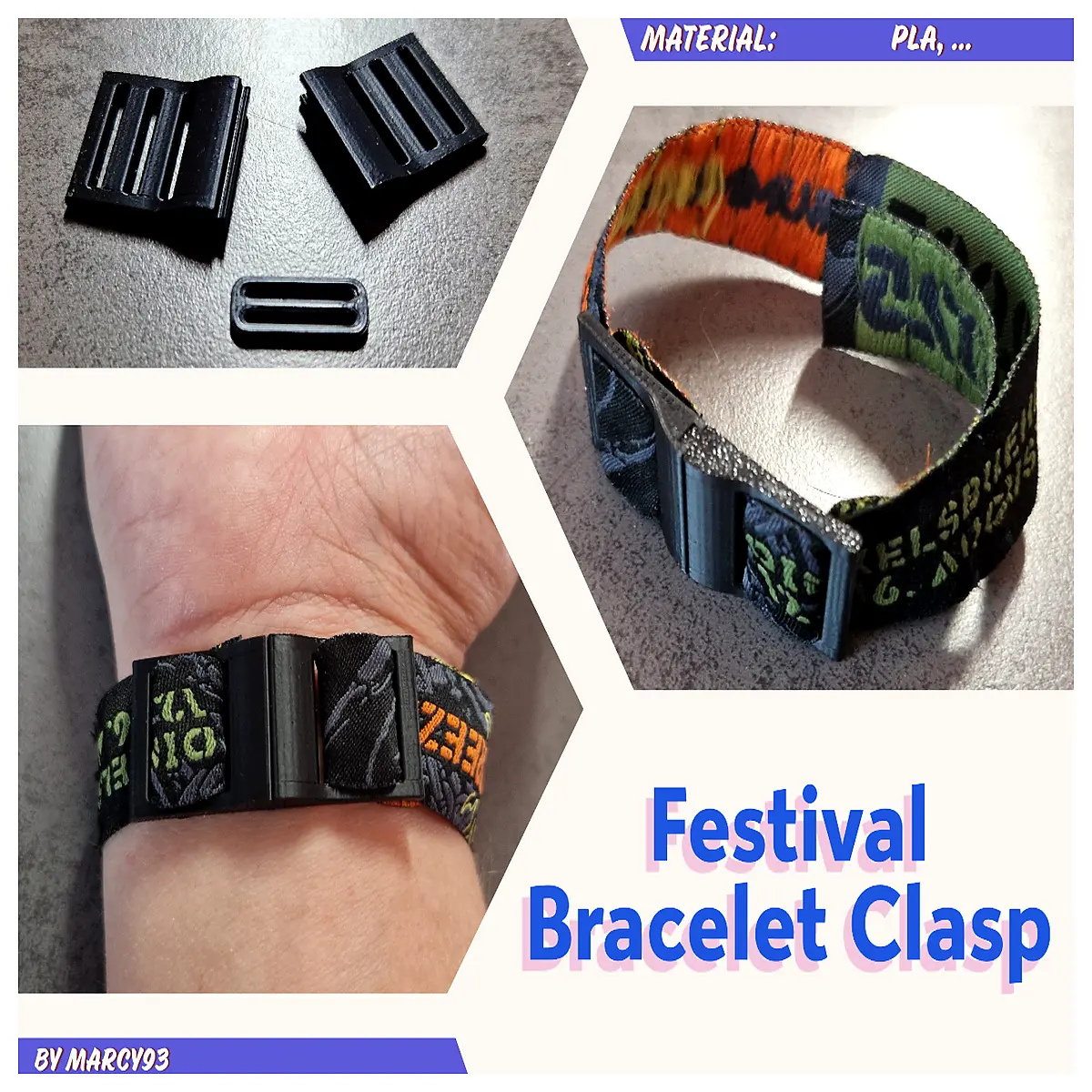 Festival Bracelet Clasp Bracelet Connectors Bracelet Links Jewelry Accessories Festive Decoration Parts
