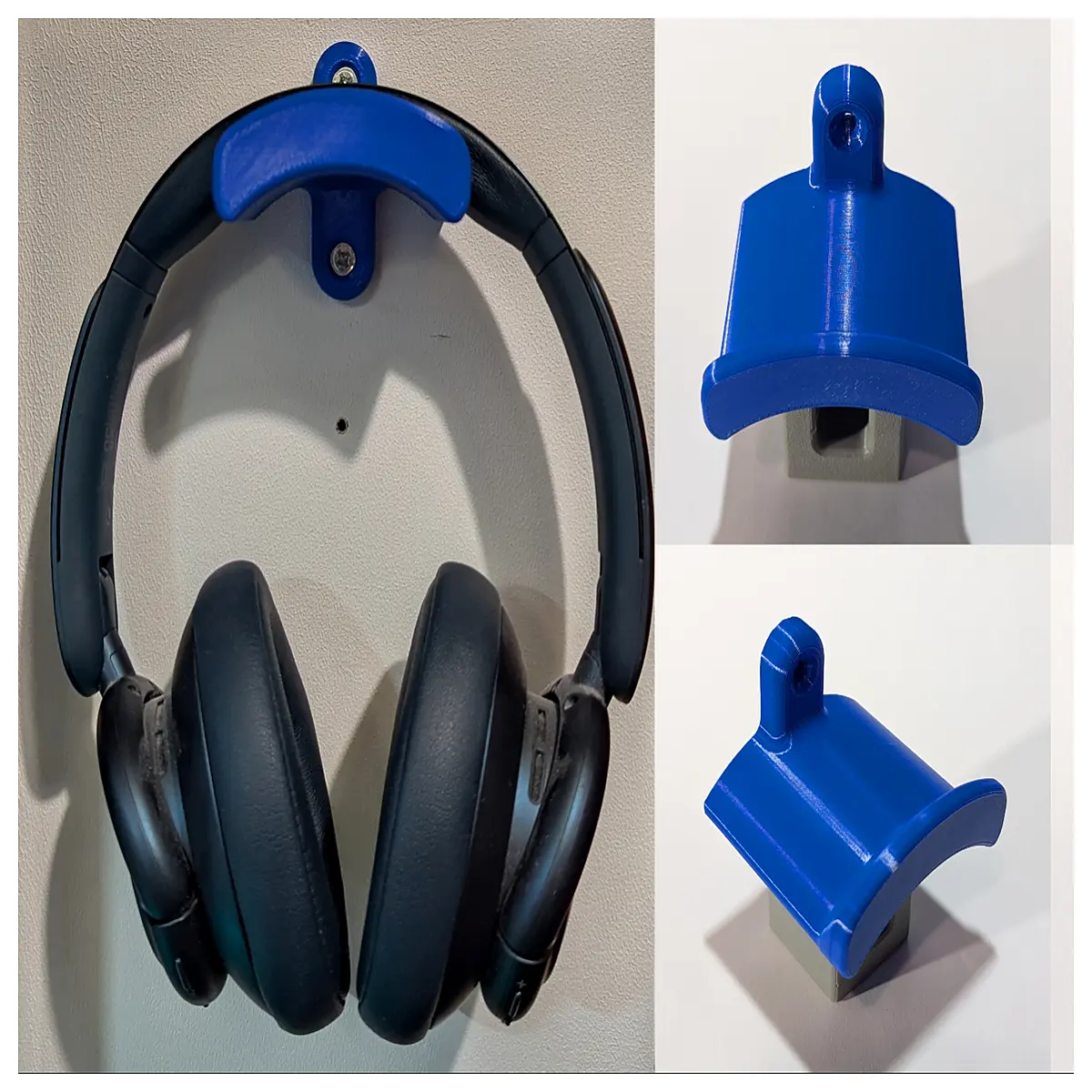 Basic Wall Mounted Headphone Holder Desk Storage Audio Speaker Mount Hanger Accessory Headphones Support