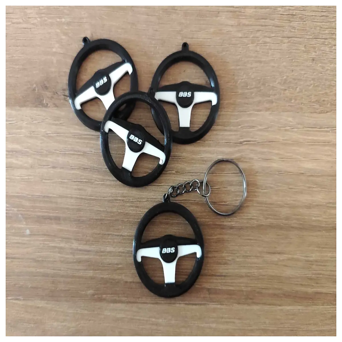 Steering Wheel Key Chain Car Decoration Driving Fun Vehicle Accessory Car Keychain Driver Gift