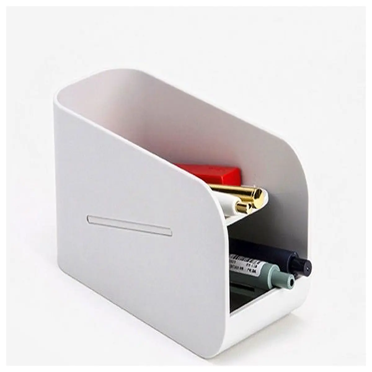 Magnetic Sticky Pen Holder Organizer Cute Korean Style Desk Storage Minimalist Ins Pen Case Desktop Organizer