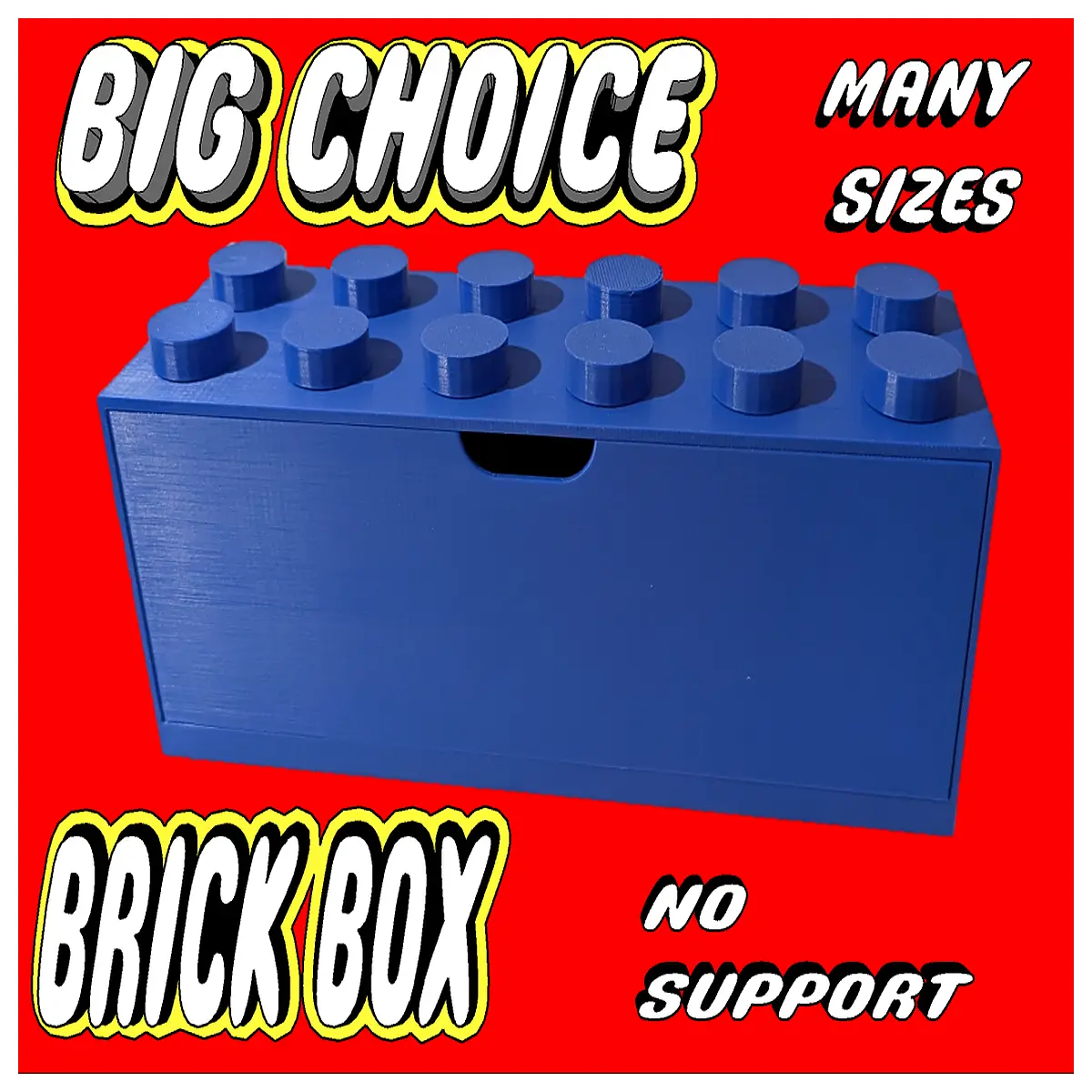 large capacity storage box for building blocks organizer bins for bricks and toys stackable plastic containers with lids