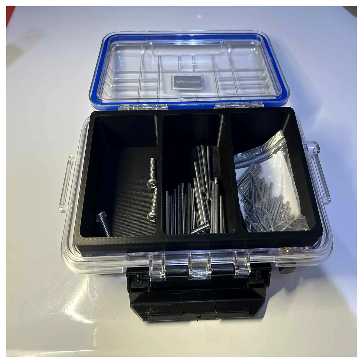 Apache 550 3 Compartment Organizer Box Storage Shelving Kitchen Bathroom Storage Utility Box