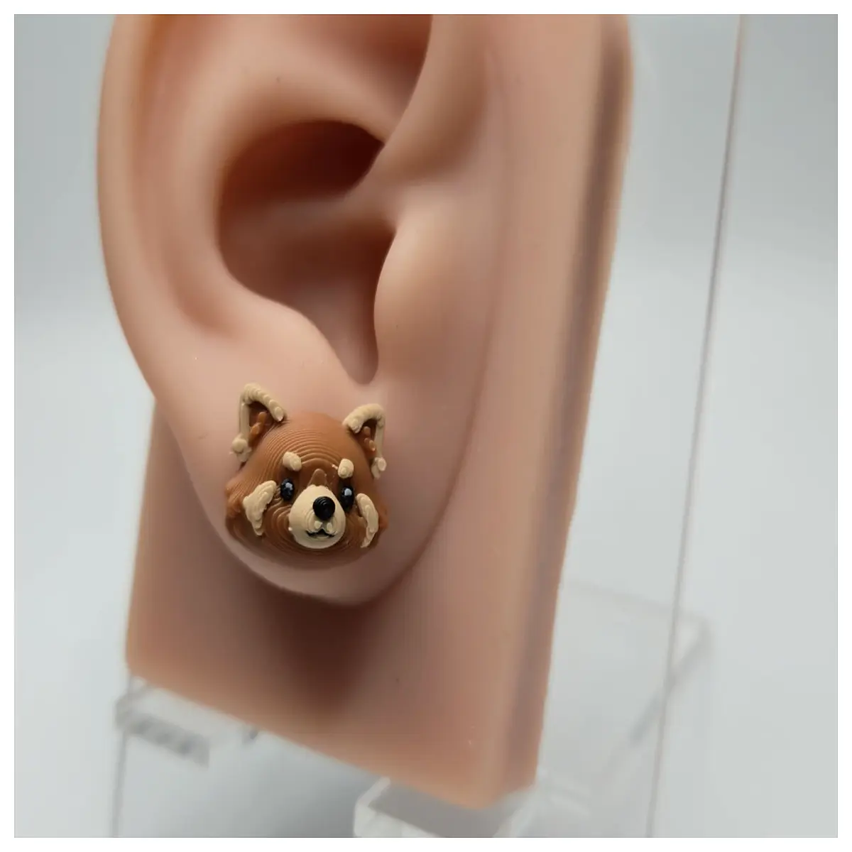 Little Panda Buckle Earring Women s Student Cute Cartoon Ear Stud Sweet Girl Earring Fashion Accessories