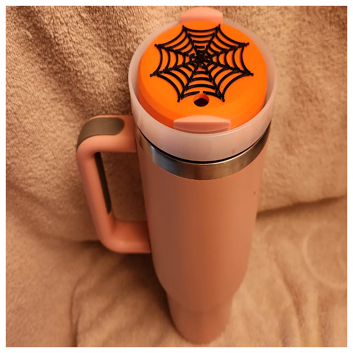 40oz Travel Mug Lid Spider Mesh Anti Leak Silicone Cup Cover Seal Leakproof Travel Cup Lid