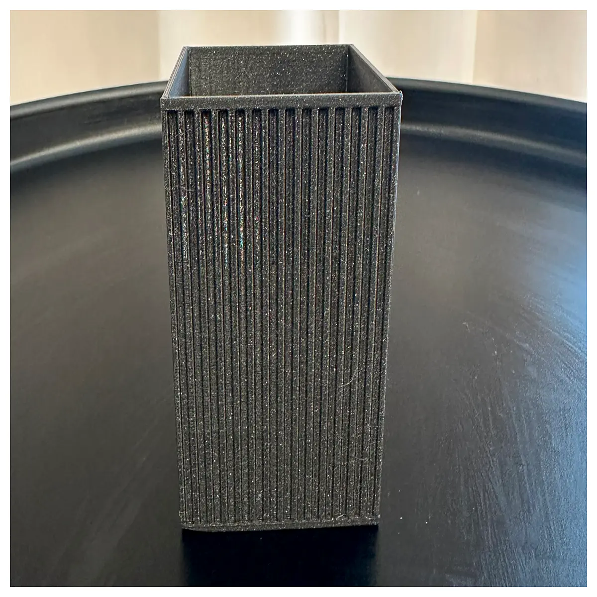 textured desktop organizer box 60x60x100mm storage for office supplies pens pencils makeup cosmetics small items tidy
