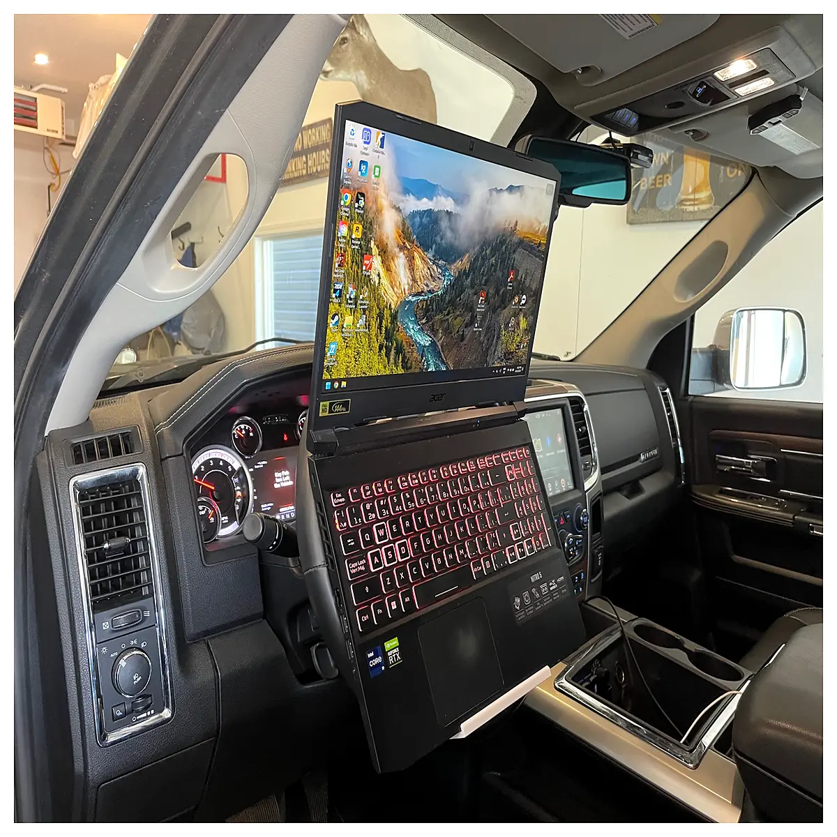 Car Laptop Holder Phone Mount Vehicle Support Desktop Stand Adjustable Angle Accessory Auto Parts Bracket