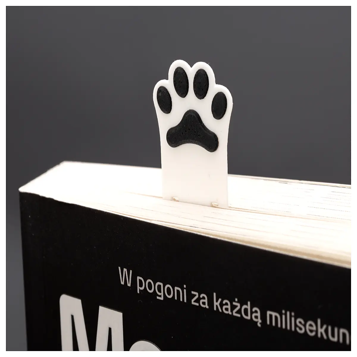 cute cat paw bookmark for reading lovers kawaii animal page marker soft silicone dog nose clip bookworms