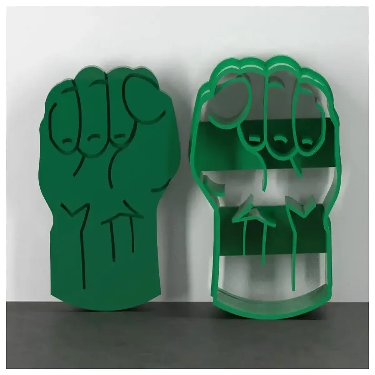 hulk cookie cutter superhero baking molds for kids party favors