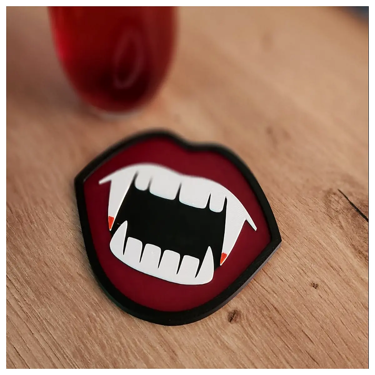 Vampire Coasters Theme Desk Decoration Horror Props Party Supplies Creative Home Decor Blood Coasters