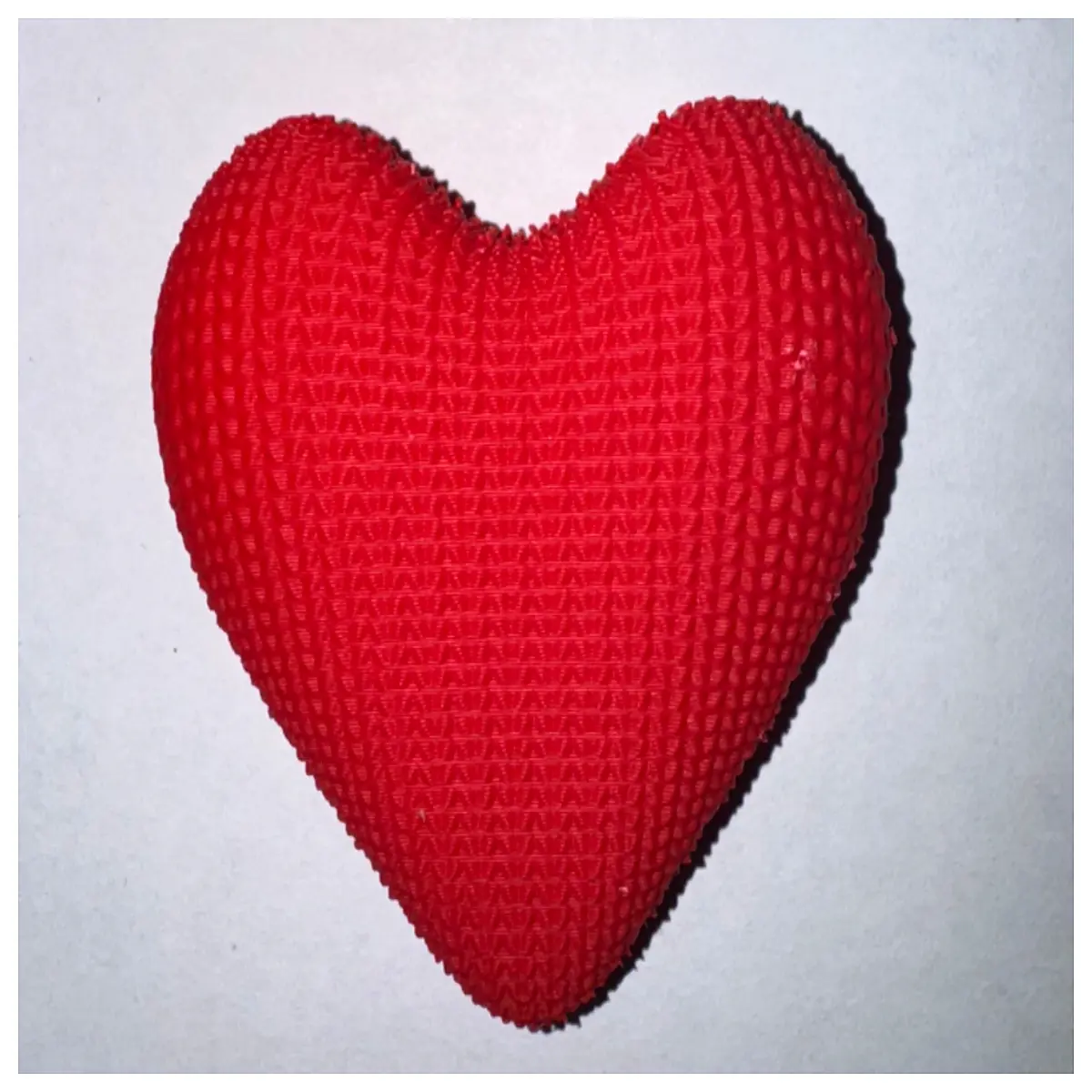 red knitted pendant necklace for valentine s day gift cozy wool love charm jewelry