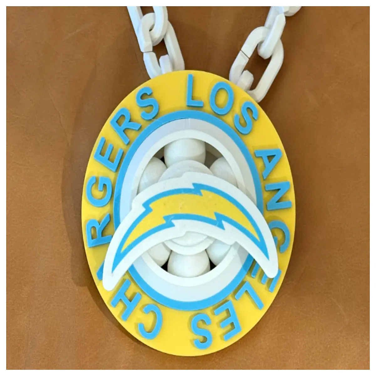 Los Angeles Chargers Rotating Release Chain Bracelet Fitness Wristband Stress Relief Running Accessories