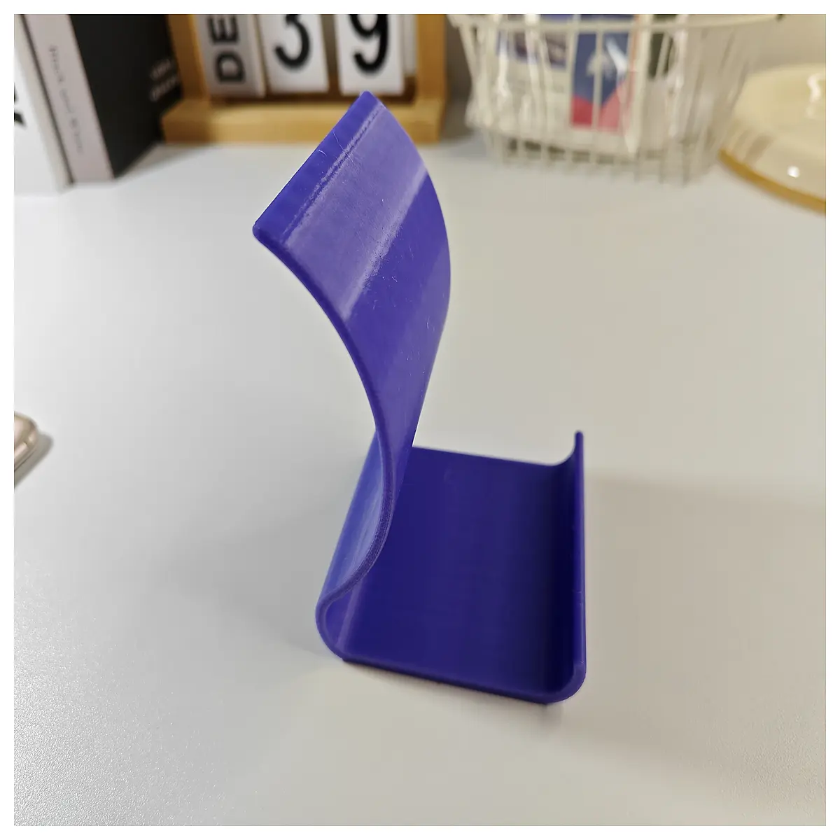 minimalist phone for desk sleek mobile holder for compact travel grip non slip table accessory