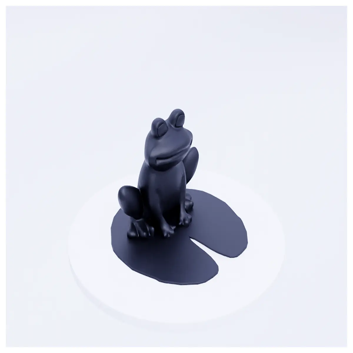 Green Statue Charming Garden Ornament Small Ceramic Figurine Planter Decoration Sculptures Garden Decor