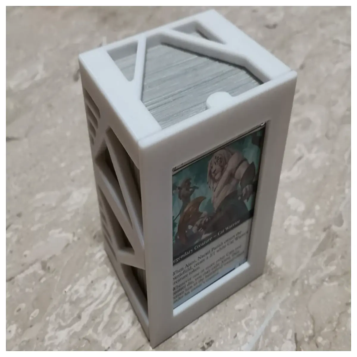 collectible card game box organizer storage for trading cards