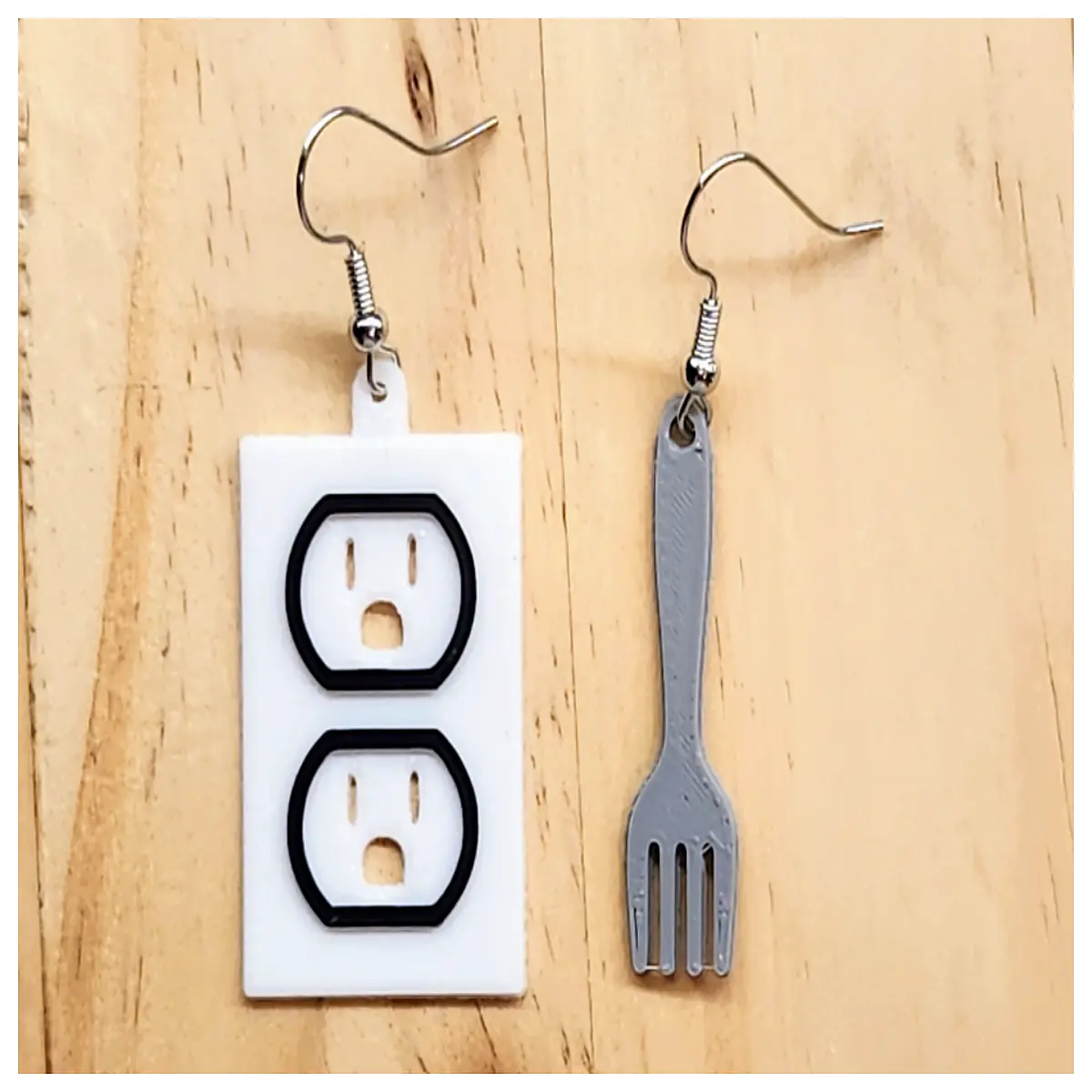 Whimsical Outlet Earring Women s Creative Small Delicate Fork Ear Studs Girl Gift Sweet Cute