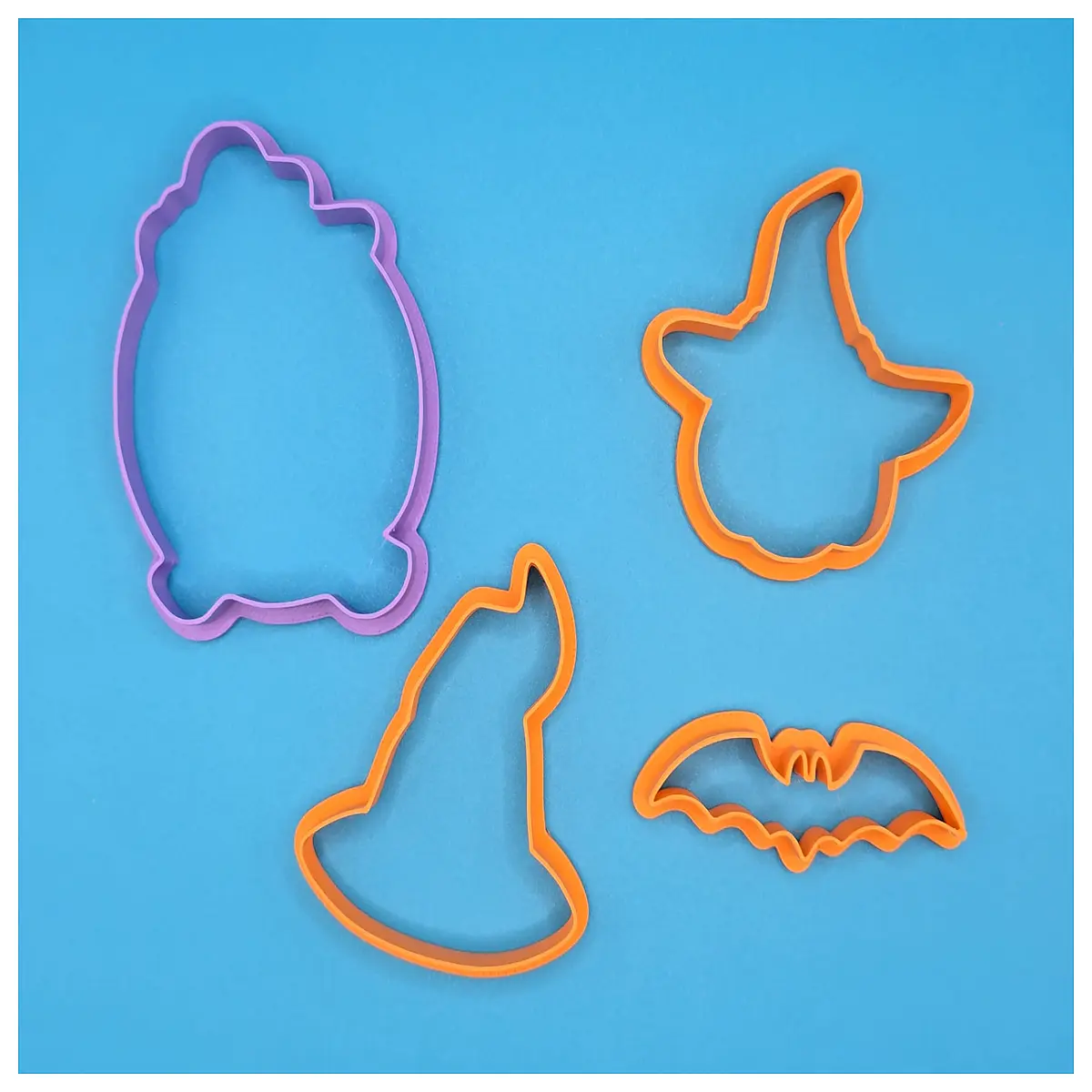 halloween cookie cutters set spooky shapes playdough molds for kids diy crafts