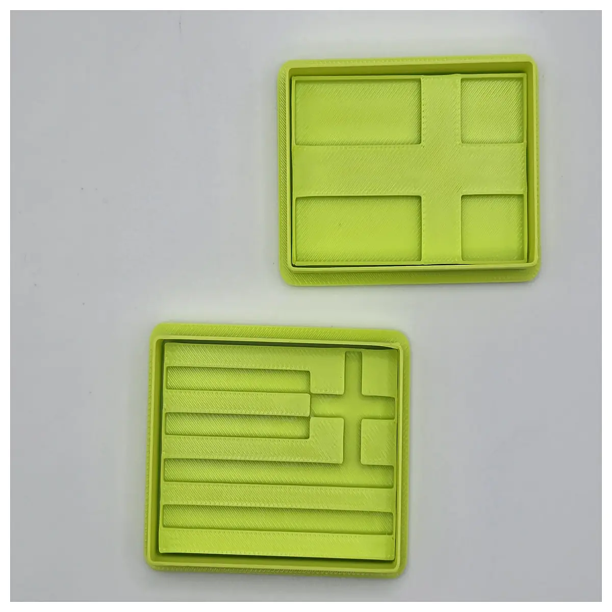 finland greece flag cookie cutters playdough molds set