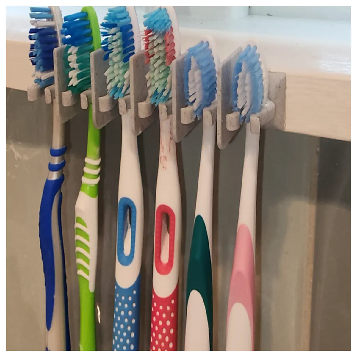 Toothbrush Holder Organizer Bathroom Shelf for Toothbrushes Cups Oral Care Accessories Toothbrush Rack