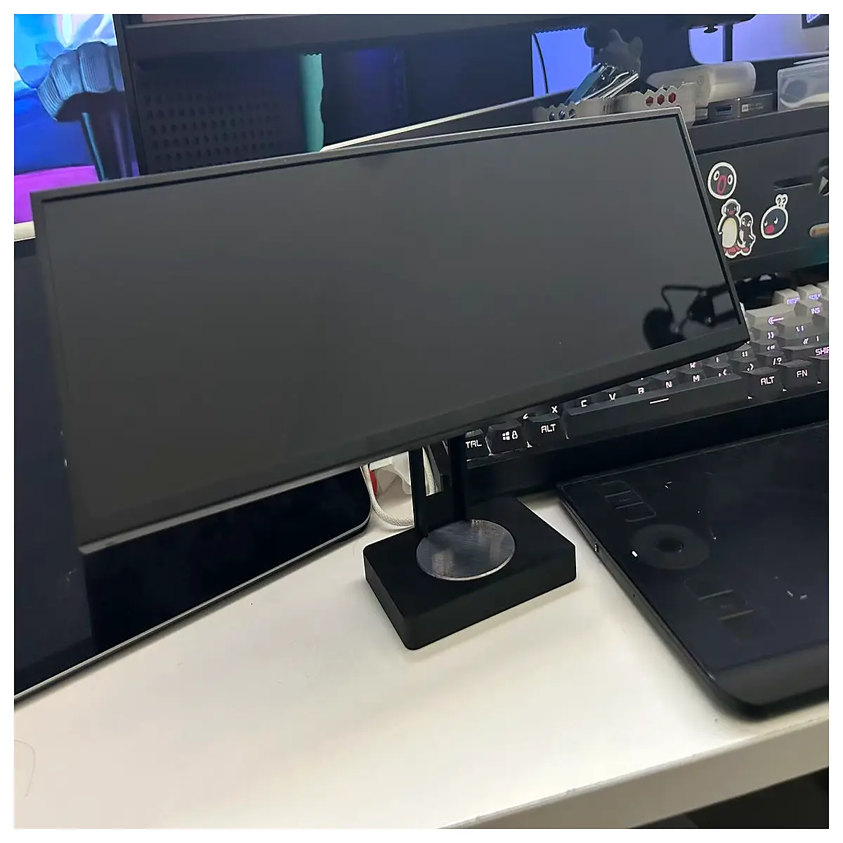 Mini Display Stand Holder Desktop Mount Screen Support Bracket Accessory Computer Stand for Monitors Protection Support Installation
