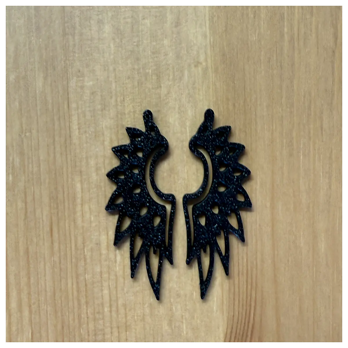 angel wing earrings for women dangle gold silver boho jewelry gift