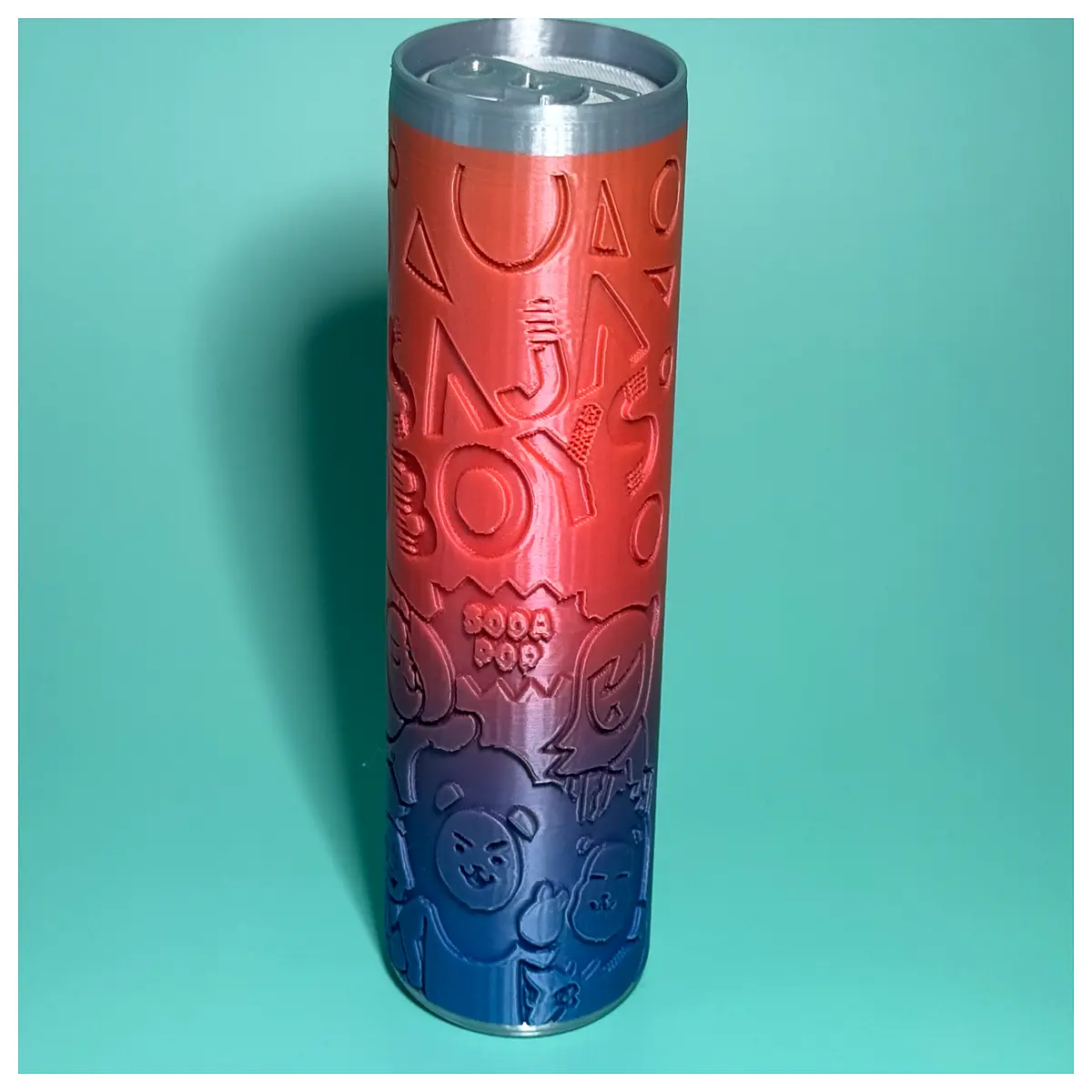 Saja Soda Can V2 Sparkling Water Bottle Carbonated Drink Zero Full Sugar Cans Ice Cold Beverage