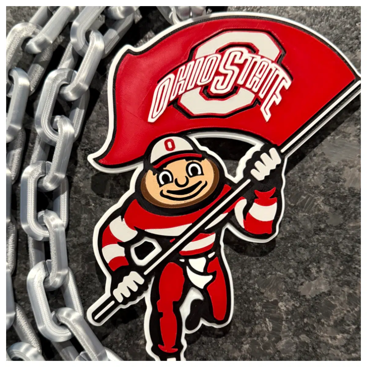Ohio State Brutus Seven Leaf Strike Chain Fishing Tackle Hooks Line Fishing Gear Catching Tools