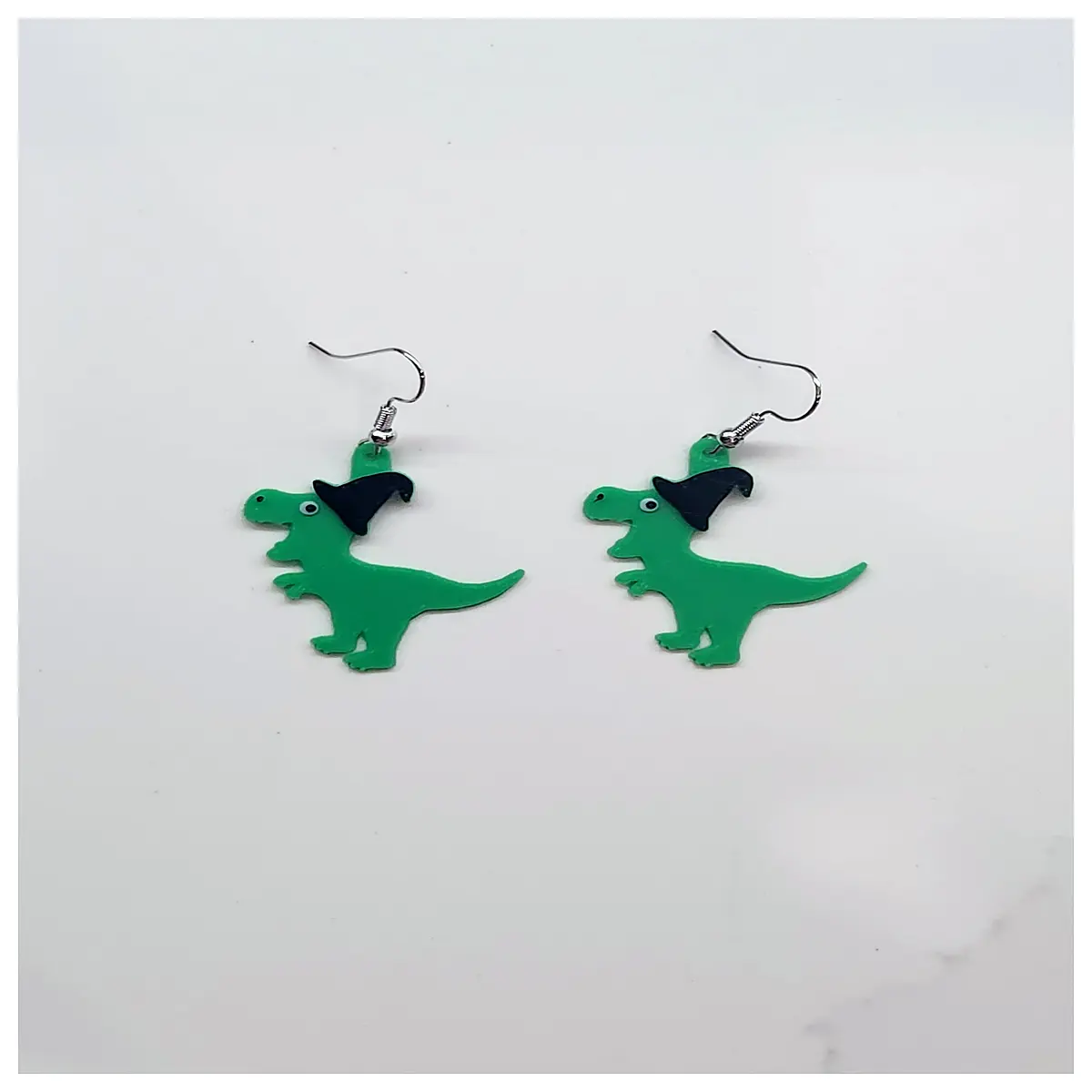 Triceratops Earrings Girls Earring Dinosaur Theme Jewelry Halloween Party Gift Accessories
