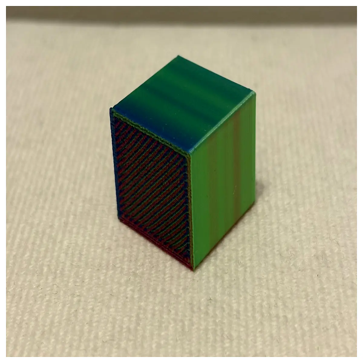 printer calibration cube 20mm test print precision check multi tool for bed leveling and extrusion tuning