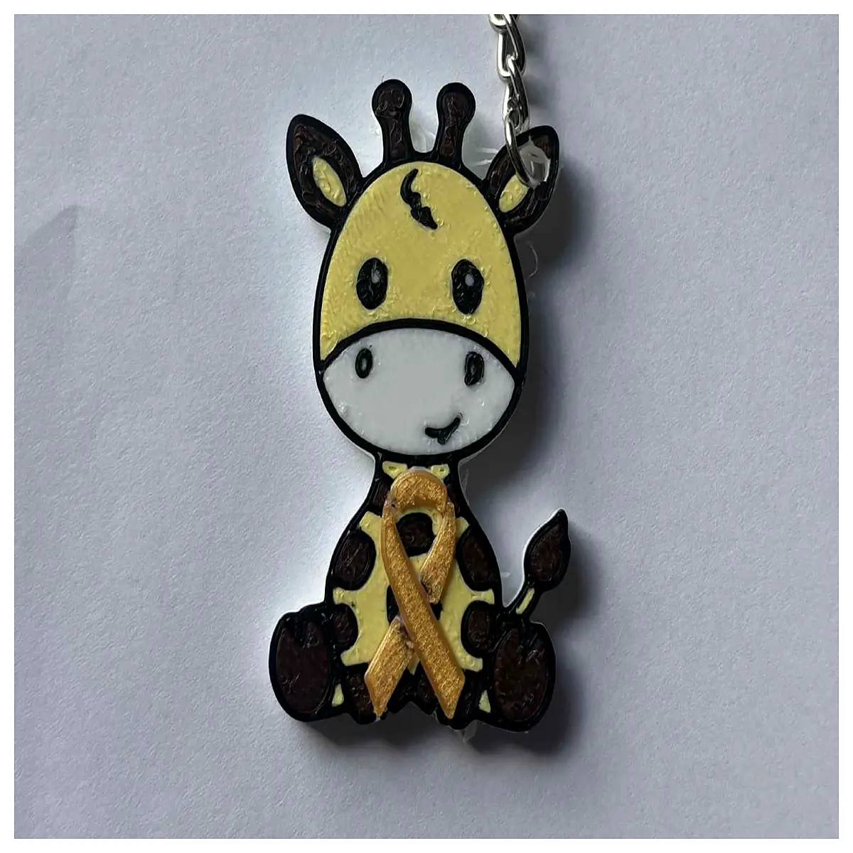 Giraffe Keychain Cute Animal Charm Keyring Accessory Gift Decoration Creative