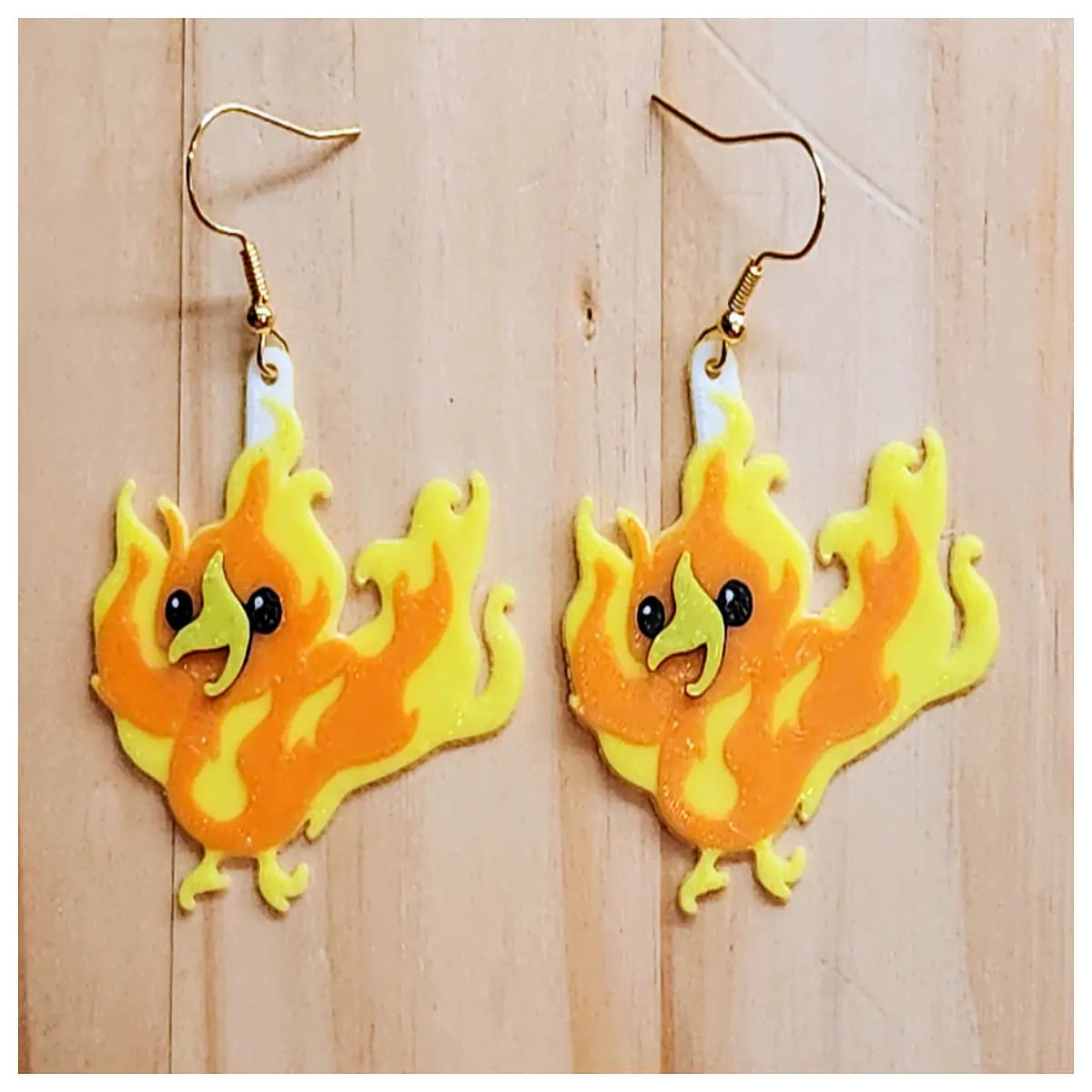Phoenix Miniature Chicken Earrings Simulated Small Bird Earring Retro Korean Style Charm Stud Earrings Hen Earrings Jewelry Girlfriend