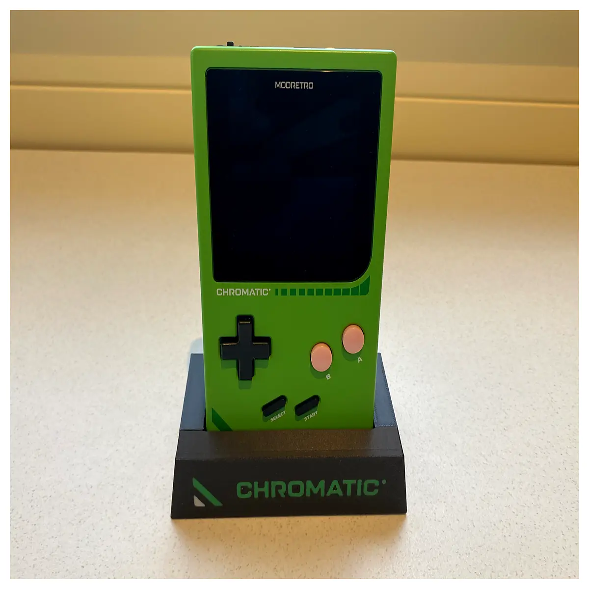 ModRetro Chromatic Arcade Console Stand Game Console Holder Desktop Mount Mini Arcade Stand Compatible Multi Platform