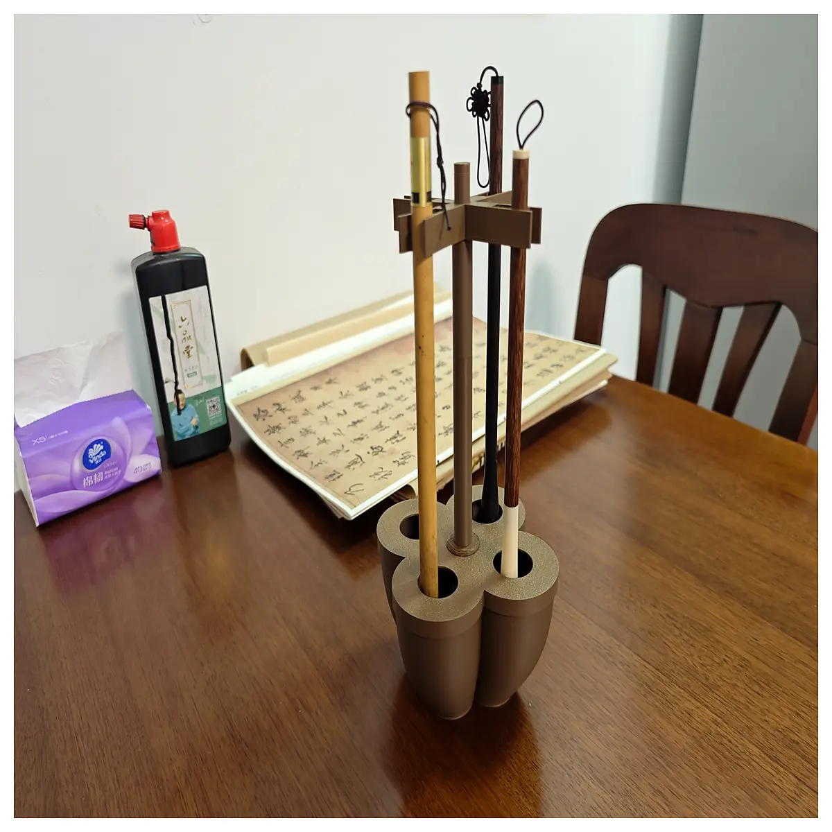 Washable Pen Holder Ink Anti Drying Pen Organizer Desk Storage Pen Accessories Multi Function Pen Stand