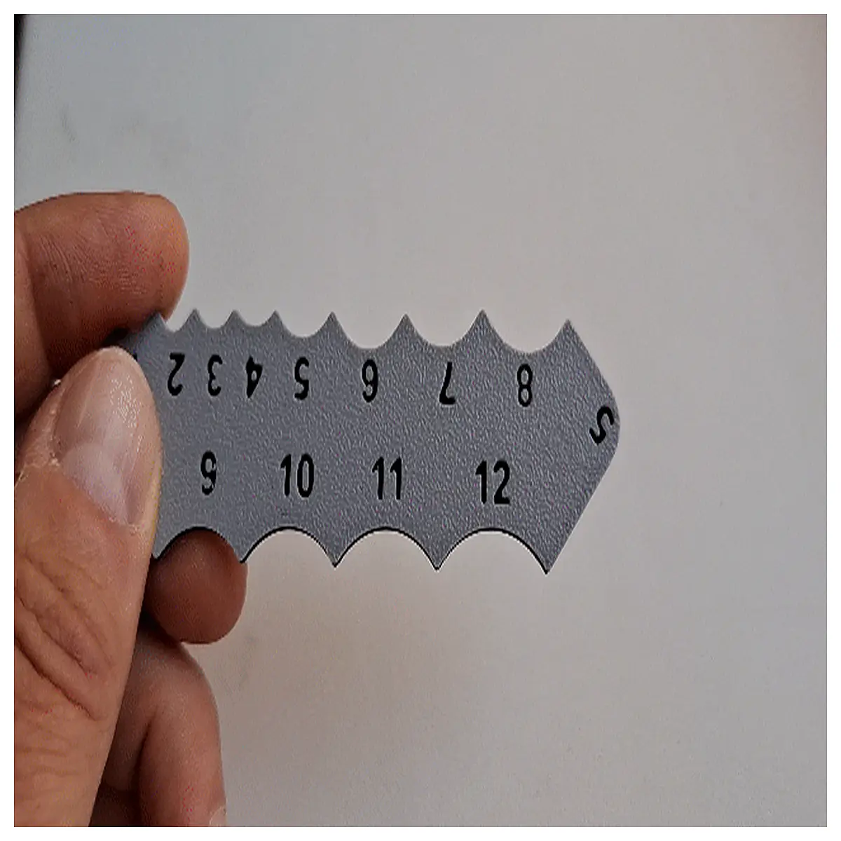 double sided radius gauge set stainless steel fillet tool for welding inspection
