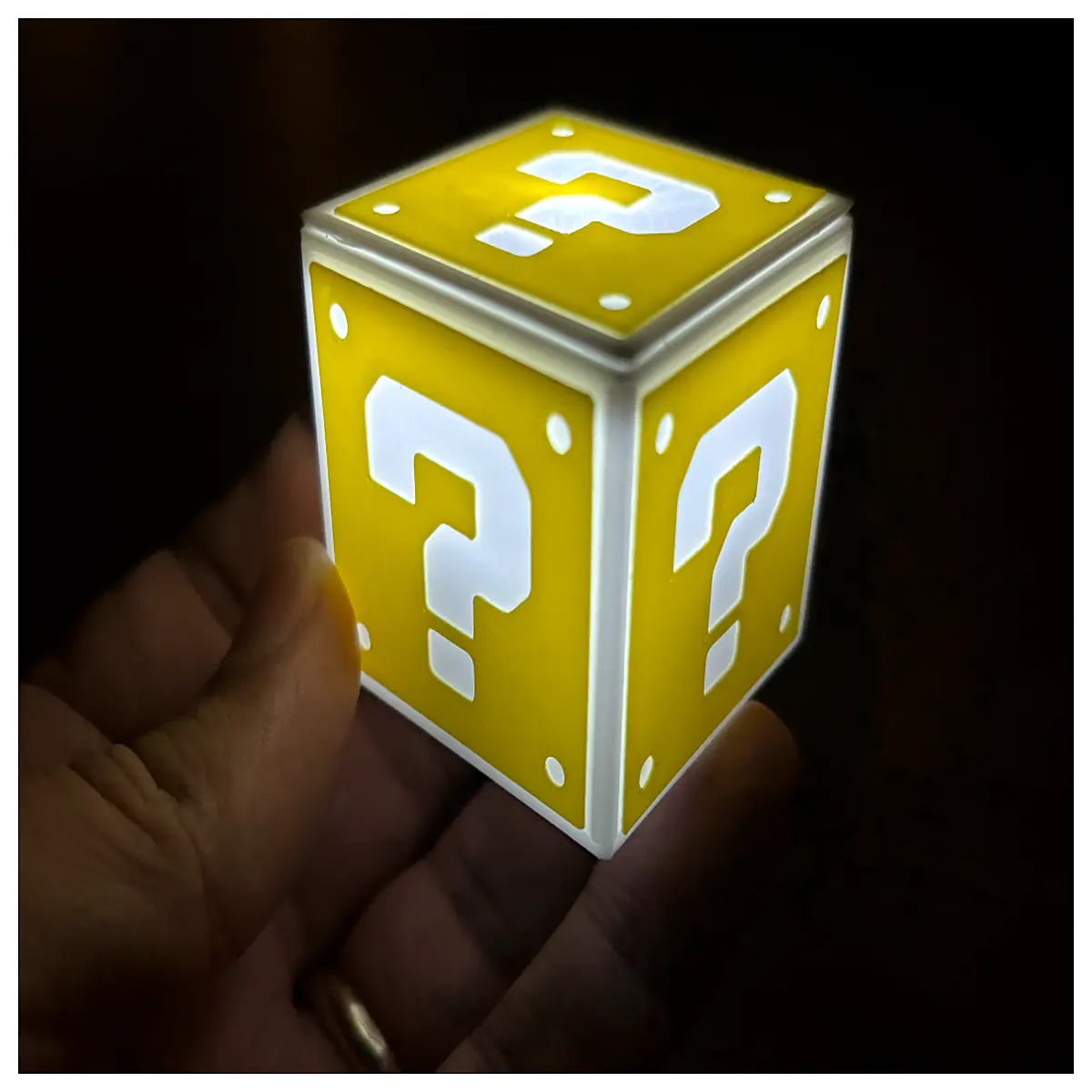 Question Mark Block Game Decoration Desktop Figurine Anime Collectible